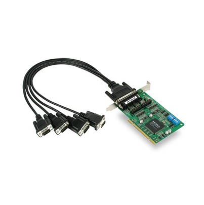 MOXA 4 Port PCI RS422, RS485 Serial Card, CP-134USeries [CP-134U-I w/o Cable]; 634-996