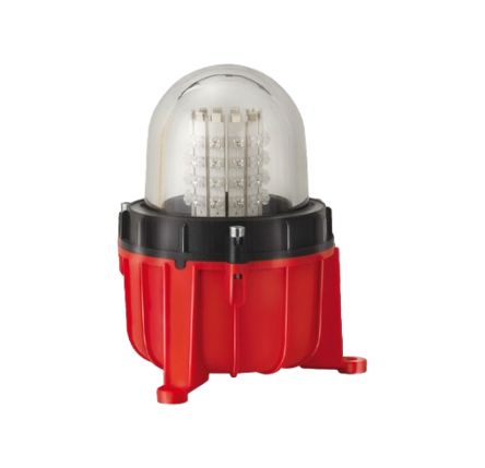 Werma 281 Series Red Continuous lighting Light Module, 230 V ac, Base Mounting, LED Bulb, IP66, IP68 [281.410.68]; 635-112