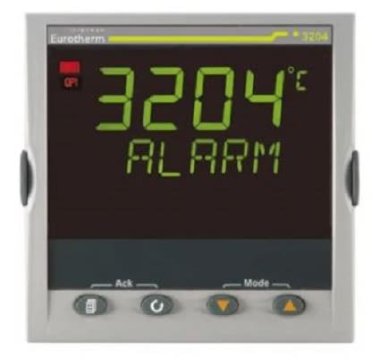 Eurotherm 3200i Panel Mounted Temperature Control Module, 96 x 96 x 90mm 3 Input, 3 Output 1 Logic, 1 Relay, 1 Triac, [3204/CC/VH/LTRX/X/XCL/G/FRA/FRA]; 635-182
