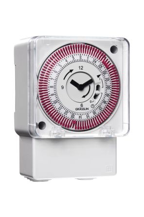 Grasslin Analouge Time Switch 230 V ac, 1-Channel [02.78.1003.1]; 635-359