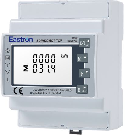 Sifam Tinsley 3 Phase LCD Energy Meter [SDM630MCT-TCP]; 635-404