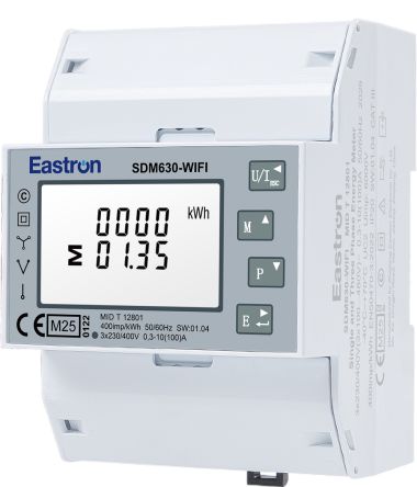 Sifam Tinsley 3 Phase LCD Energy Meter [SDM630-WIFI]; 635-406