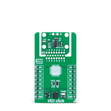 MikroElektronika VREF Click Power Supply for CMOS Voltage Reference for mikroBUS [MIKROE-6640]; 635-893