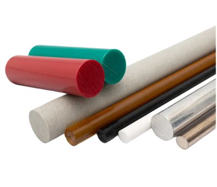 Goodfellow Polyimide PI Rod, 100mm x 38mm Diameter [1000121515]; 636-317