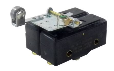 Honeywell Roller Lever Micro Switch, Screw Terminal, 15A, SPDT [6AS36]; 636-354