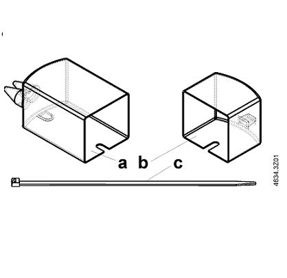 Siemens ASK Mounting Kit, ASK75.5 [ASK75.5 / BPZ:ASK75.5]; 636-436