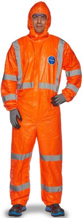 DuPont Fluorescent Orange Coverall, M [D15576905]; 637-122