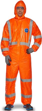 DuPont Fluorescent Orange Coverall, XXL [D15576908]; 637-125