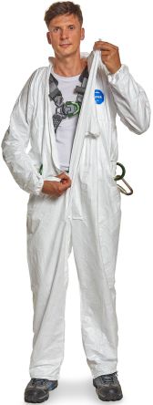 DuPont White Coverall, M [D15573148]; 637-128