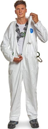 DuPont White Coverall, XL [D15573150]; 637-131