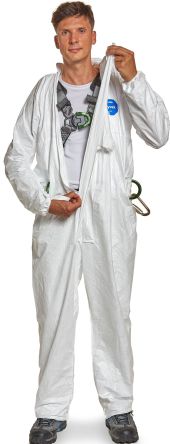 DuPont White Coverall, XXL [D15573151]; 637-132