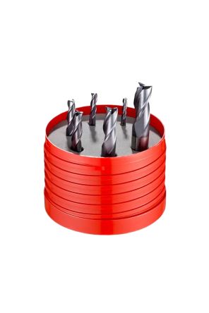 Dormer End Mill, 3 mm, 4 mm, 5 mm, 6 mm, 8 mm, 10 mm Cutter, Solid Carbide [S991SET933]; 637-498