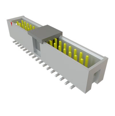 Samtec HTST Series Right Angle Surface PCB Header, 34 Contact(s), 2.54 mm Pitch, 2 Row(s), Shrouded [HTST-117-01-L-DV-P-TR]; 637-571