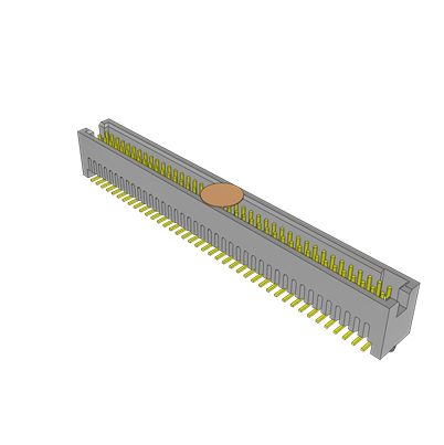 Samtec TFC Series Straight Surface PCB Header, 80 Contact(s), 1.27 mm Pitch, 2 Row(s), Shrouded [TFC-140-12-L-D-A-K-TR]; 637-576
