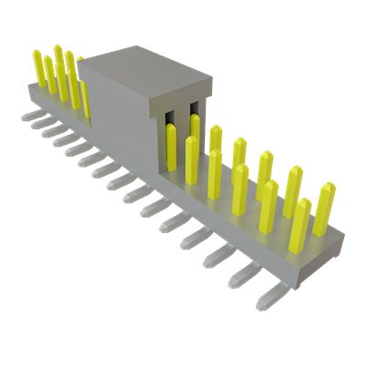 Samtec TMM Series Straight Surface PCB Header, 30 Contact(s), 2 mm Pitch, 2 Row(s), Unshrouded [TMM-115-01-F-D-SM-P-TR]; 637-586
