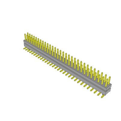 Samtec TW Series Straight Surface PCB Header, 60 Contact(s), 2 mm Pitch, 2 Row(s), Unshrouded [TW-30-09-S-D-215-SM-A]; 637-587