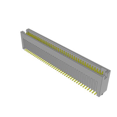 Samtec TFC Series Straight Surface PCB Header, 80 Contact(s), 1.27 mm Pitch, 2 Row(s), Shrouded [TFC-140-32-L-D-A]; 637-592