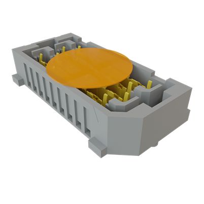 Samtec NVAM Series Straight Surface PCB Header, 32 Contact(s), 0.8 mm Pitch, 4 Row(s), Shrouded [NVAM-DP-04-1-02.0-S-2-K-TR]; 637-620