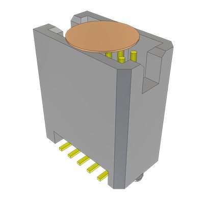 Samtec TFM Series Straight Surface PCB Header, 10 Contact(s), 1.27 mm Pitch, 2 Row(s), Shrouded [TFM-105-32-S-D-A-K-TR]; 637-626