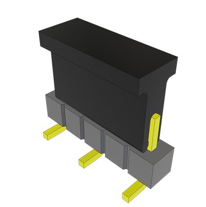 Samtec TSM Series Vertical Surface PCB Header, 5 Contact(s), 2.54 mm Pitch, 1 Row(s), Unshrouded [TSM-105-04-S-SV-P-TR]; 637-639
