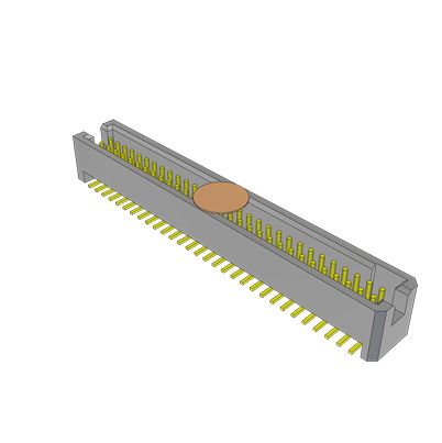 Samtec TFM Series Straight Surface PCB Header, 60 Contact(s), 1.27 mm Pitch, 2 Row(s), Shrouded [TFM-130-02-S-D-K-TR]; 637-650