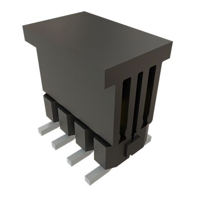 Samtec TSM Series Vertical Surface PCB Header, 8 Contact(s), 2.54 mm Pitch, 2 Row(s), Unshrouded [TSM-104-04-F-DV-A-P-TR]; 637-653