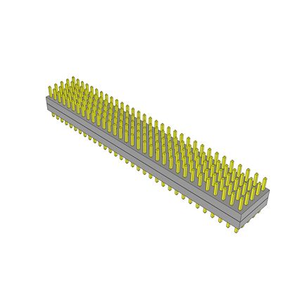 Samtec TW Series Straight Surface PCB Header, 160 Contact(s), 2 mm Pitch, 5 Row(s), Unshrouded [TW-32-02-L-5-160-090]; 637-658
