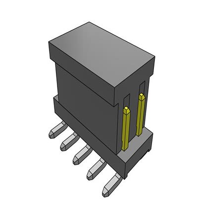 Samtec TMM Series Straight Surface PCB Header, 10 Contact(s), 2 mm Pitch, 2 Row(s), Unshrouded [TMM-105-01-F-D-SM-P-TR]; 637-669