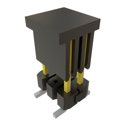Samtec TSM Series 6° Surface PCB Header, 6 Contact(s), 2.54 mm Pitch, 2 Row(s), Unshrouded [TSM-103-02-L-DV-003-P-TR]; 637-689