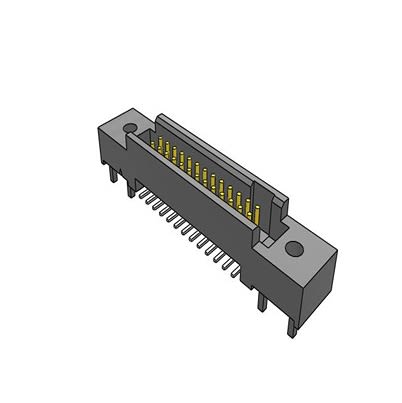 Samtec TFM Series Straight Surface PCB Header, 26 Contact(s), 1.27 mm Pitch, 2 Row(s), Shrouded [TFM-113-02-S-D-DS]; 637-694