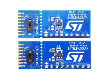STMicroelectronics SATEL-VL53L7 FlightSense Breakout Board SATEL-VL53L7 [SATEL-VL53L7]; 637-715