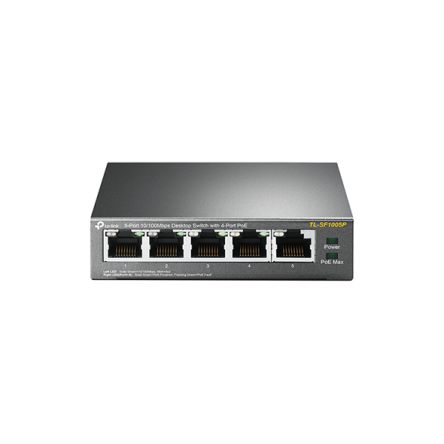 TP-Link TL-SF1005P, Network Switch 5 Port Network Switch With PoE [TL-SF1005P]; 637-986