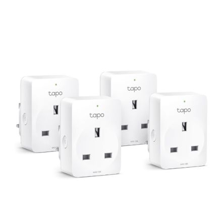 TP-Link Smart Plug, 100 → 240 V ac [Tapo P100(4-pack)]; 637-997