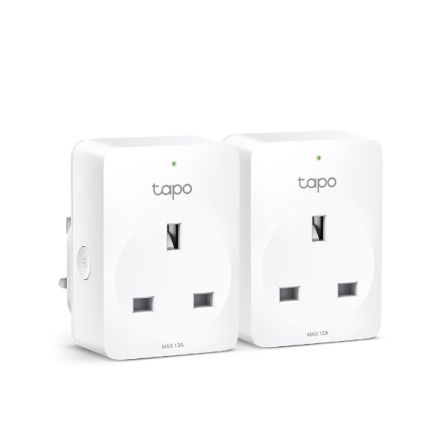 TP-Link Smart Plug, 100 → 240 V ac [Tapo P100(2-pack)]; 638-003