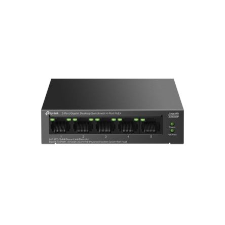 TP-Link LS105GP, Network Switch 4 Port Network Switch With PoE [LS105GP]; 638-005