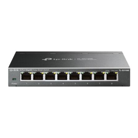 TP-Link TL-SG108E, Network Switch 8 Port Network Switch With PoE [TL-SG108E]; 638-010