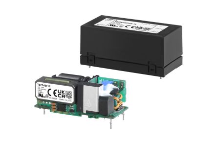Cosel Switching Power Supply, TEPS45F12, 12V, 3.8A, 45.6W, 1 Output, 85 → 264V ac Input Voltage [TEPS45F12]; 638-038