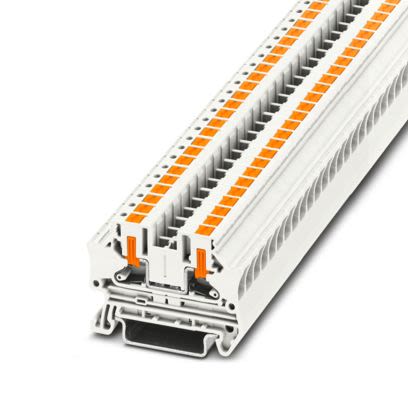 Phoenix Contact 1358168 White, 4mm², 1-Level, Push In Termination [1358168]; 638-170