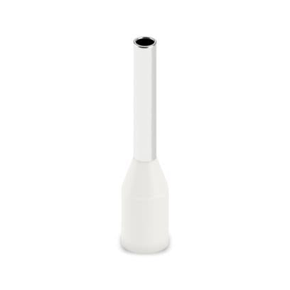 Phoenix Contact Insulated Ferrule, 10mm Pin Length, 1.3mm Pin Diameter, White [2100114]; 638-182