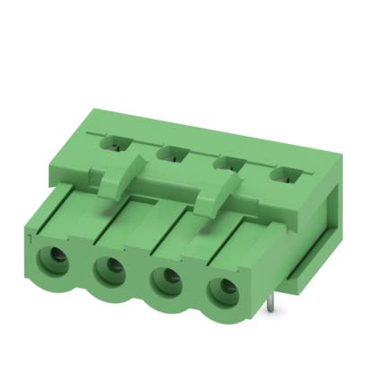 Phoenix Contact Wave Soldering Mount PCB Header, 4 Contact(s), 5.08 mm Pitch, 1 Row(s), Shrouded [1943328]; 638-203