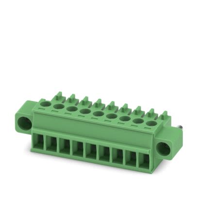 Phoenix Contact PCB Terminal Block, 9-Contact, 3.5mm Pitch, Push-In, 1-Row, Socket Termination [1847194]; 638-222