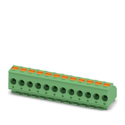 Phoenix Contact PCB Connector, 12-Contact, 5mm Pitch, PCB Mount, 1-Row, Push In Spring Termination [1848639]; 638-226