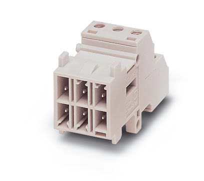 Phoenix Contact Heavy Duty Power Connector Insert, 10A, PIN, 6 Contacts [1854019]; 638-232