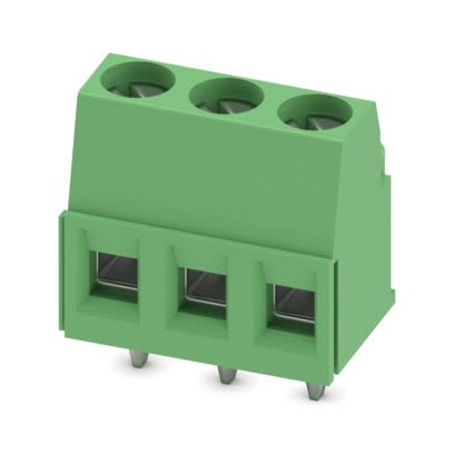 Phoenix Contact PCB Terminal Block, 3-Contact, 5mm Pitch, Wave Soldering, 1-Row, Plug In, Screw Termination [1730023]; 638-252