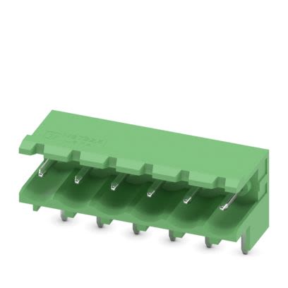 Phoenix Contact Solder PCB Header, 6 Contact(s), 5.08 mm Pitch, 1 Row(s), Shrouded [1735840]; 638-257
