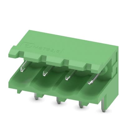 Phoenix Contact Solder PCB Header, 4 Contact(s), 5 mm Pitch, 1 Row(s), Shrouded [1736098]; 638-259
