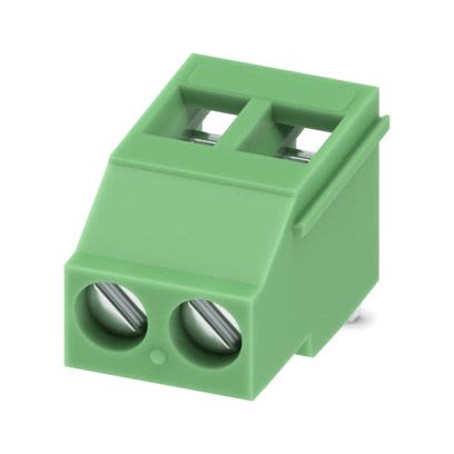 Phoenix Contact PCB Terminal Block, 2-Contact, 5.08mm Pitch, Wave Soldering, 1-Row, Plug In, Screw Termination [1712724]; 638-307