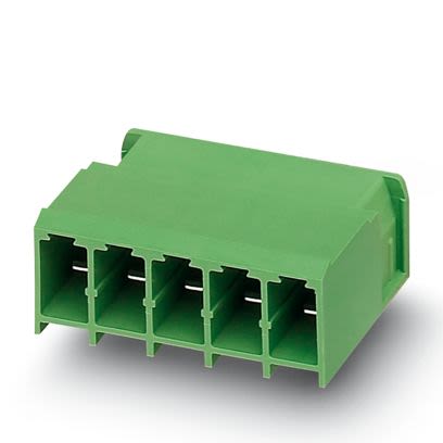 Phoenix Contact PC Series Solder PCB Header, 10 Contact(s), 7.62 mm Pitch, 1 Row(s), Shrouded [1804878]; 638-323