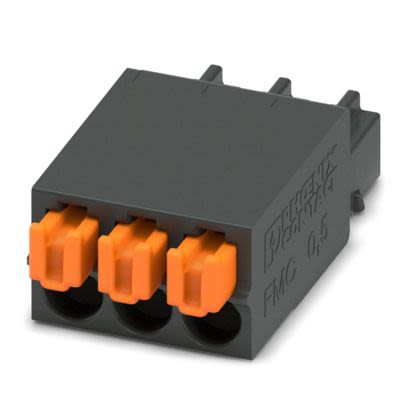 Phoenix Contact PCB Connector for use with COMBICON FMC 0.5 [1821106]; 638-335