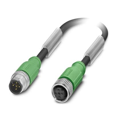 Phoenix Contact Straight Male 5 way M12 to Straight Male 5 way M12 Sensor Actuator Cable, 4m [1511569]; 638-365